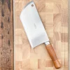 Feuille de boucher manche bois 25 cm