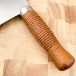 Feuille de boucher manche bois 25 cm