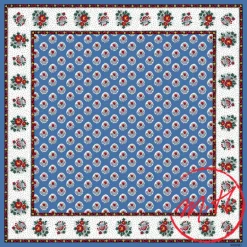 Foulard provençal bleu Souleiado