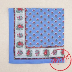 Foulard provençal bleu Souleiado