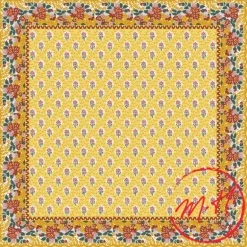 Foulard provençal jaune Souleiado