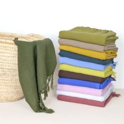 Fouta de plage colorée