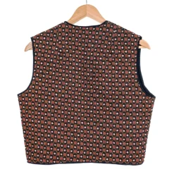 Gilet boutis treille noir