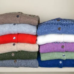 Gilet écossais à chevrons
