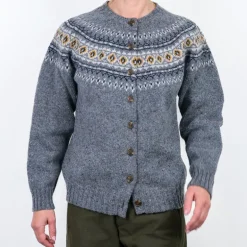 Gilet écossais à chevrons