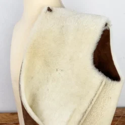Gilet de berger en peau d'agneau