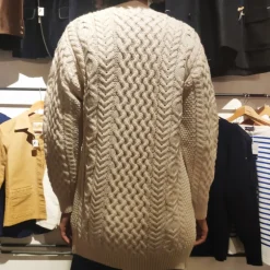 Gilet irlandais crème