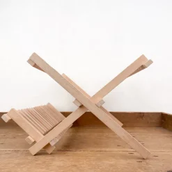 Égouttoir pliant en bois