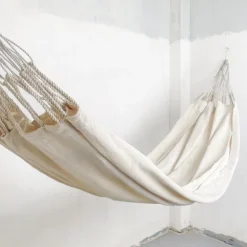 Hamac double en coton écru