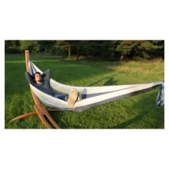 Hamac en polyester recyclé écru