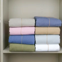 Housse de couette en lin et coton