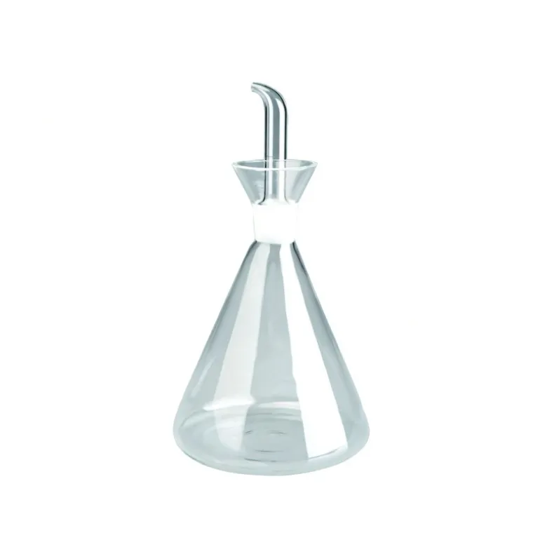 Huilier en verre éprouvette
