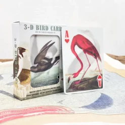 Jeu 54 cartes 3D oiseaux