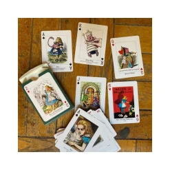 Jeu de cartes Alice au pays des Merveilles illustré