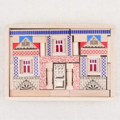 Jeu de construction en bois