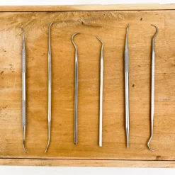 Jeu de 6 grattoirs en inox