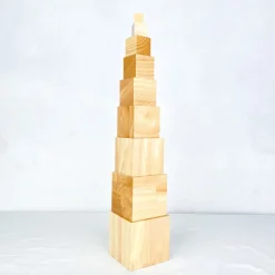 Jeu de la tour en bois