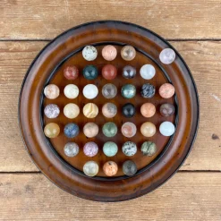 Jeu du Solitaire pierres semi-précieuses