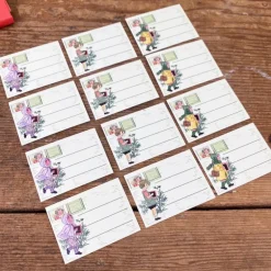 12 jolies étiquettes écolier