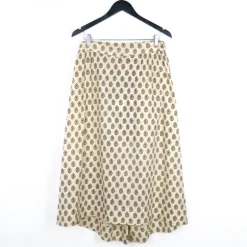 Jupe provençale aubépine beige