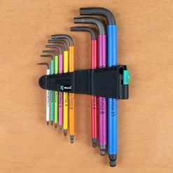 Kit de 9 clés coudées Wera