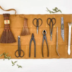 Kit pour Bonsaï - 10 outils et sacoche cuir
