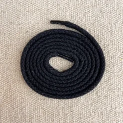 Lacets noirs Cordelet 100% coton