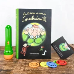 Lampe à histoires Livre Cornebidouille