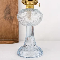 Lampe à pétrole en verre soufflé 45 cm