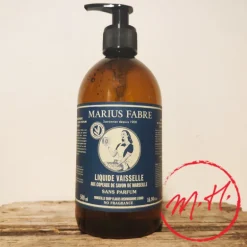 Liquide vaisselle au savon de Marseille pompe 500ml