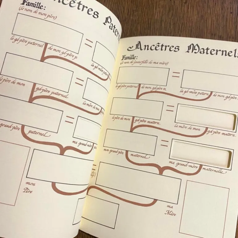 Livret généalogique "Mes Ancêtres"