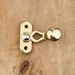 Loquet de volet en Laiton Poli 60mm