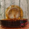 Lot de 6 assiettes plates Lys Duralex - Vermeil