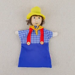 Lot de 12 marionnettes en tissu