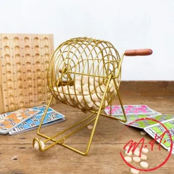 Loto de luxe avec boulier en métal