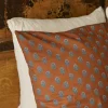 Lot 2 Taies d'oreiller Pissenlit Brun