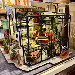 Magasin de fleurs miniature à monter