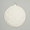 Manique blason Maison Empereur plumetis
