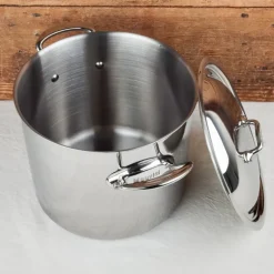 Marmite traiteur avec couvercle inox Mauviel M'Cook