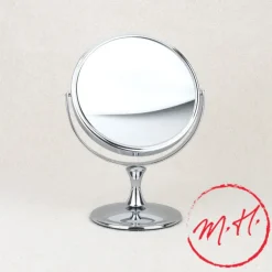 Miroir double face grossissant x7 sur pied