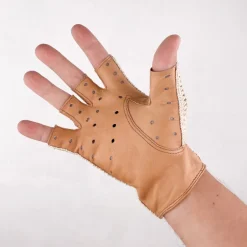 Mitaines en crochet et agneau