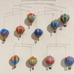 Mobile montgolfière en métal