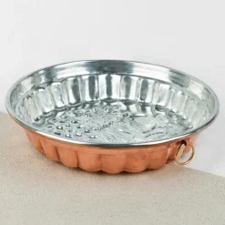 Moule à gâteaux en cuivre motifs fruits