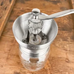 Moulin à café verre et inox