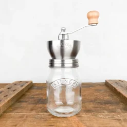 Moulin à café verre et inox