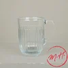 Mug en verre pressé
