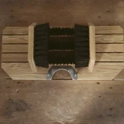 Paillasson avec tire-bottes en inox