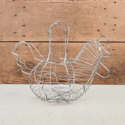 Panier à oeufs en forme de poule