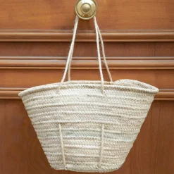 Panier traditionnel en palmier