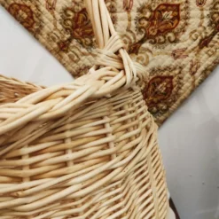 Panier vendéen en osier naturel